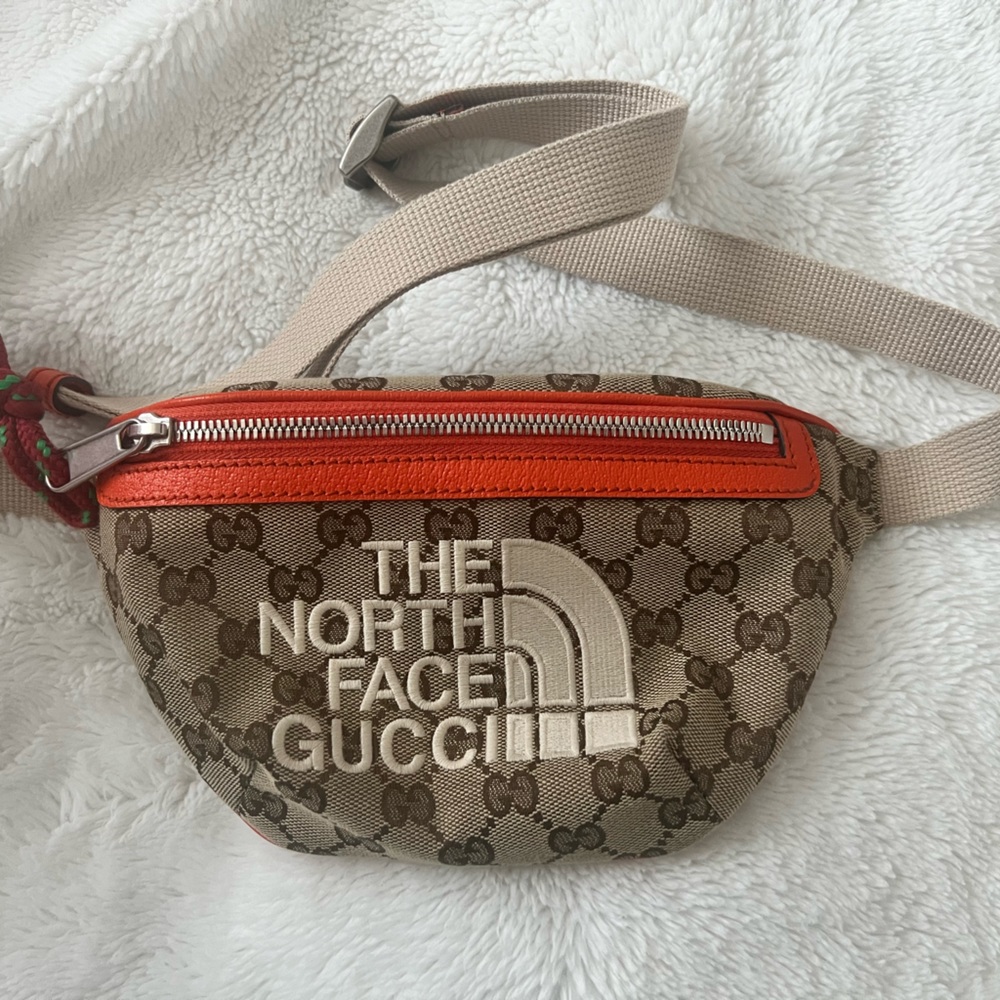 Gucci x North Face collab belt bag size 95